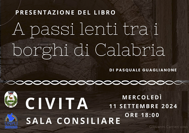 Presentazione libro: A passi lenti tra i borghi di Calabria